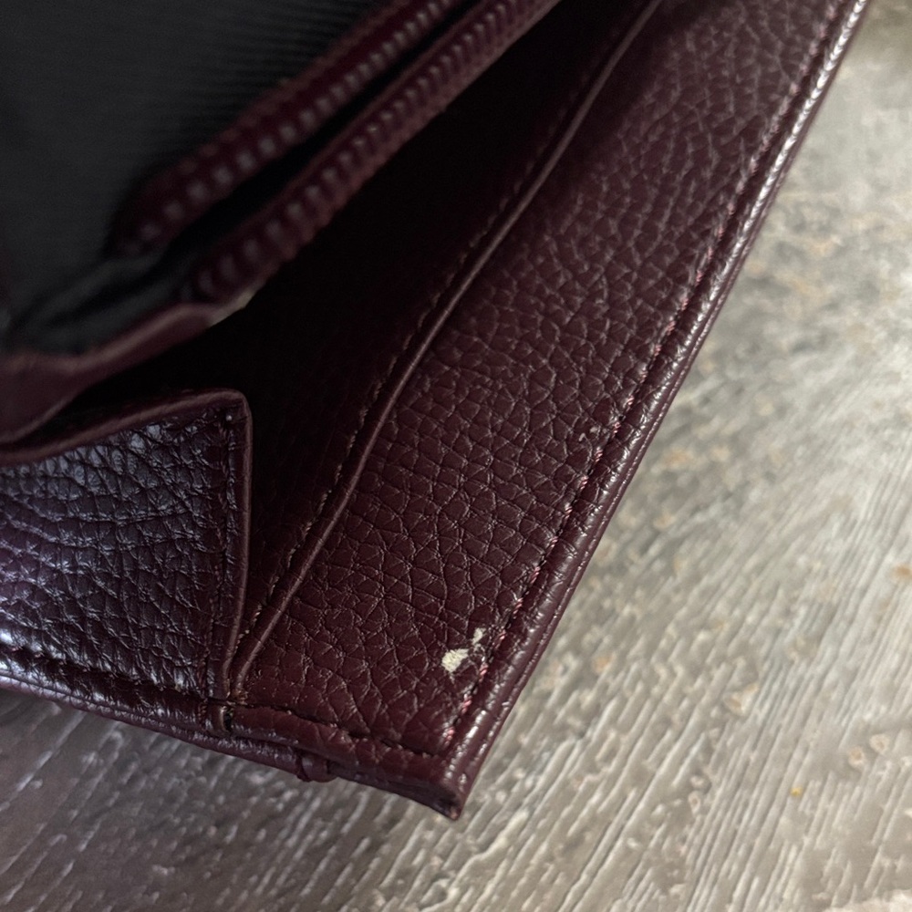 The Sak Dark Red Leather Wristlet - Picture 7 of 13